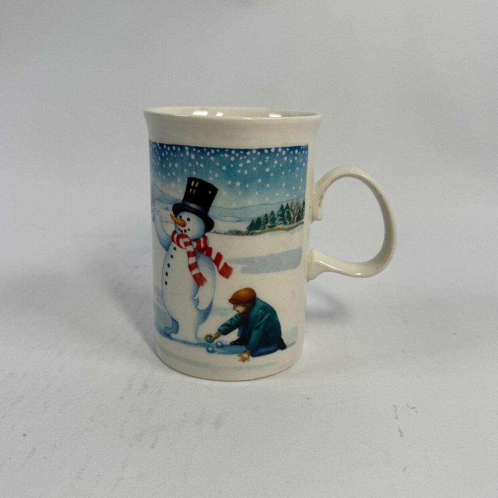 Dunoon Scotland Mister Snowman & Children Mug Ruth Boden Christmas Stoneware Cup